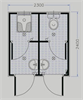 2.Monoblocco Hnc doppio WC